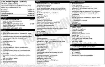 2019 Jeep Compass Trailhawk