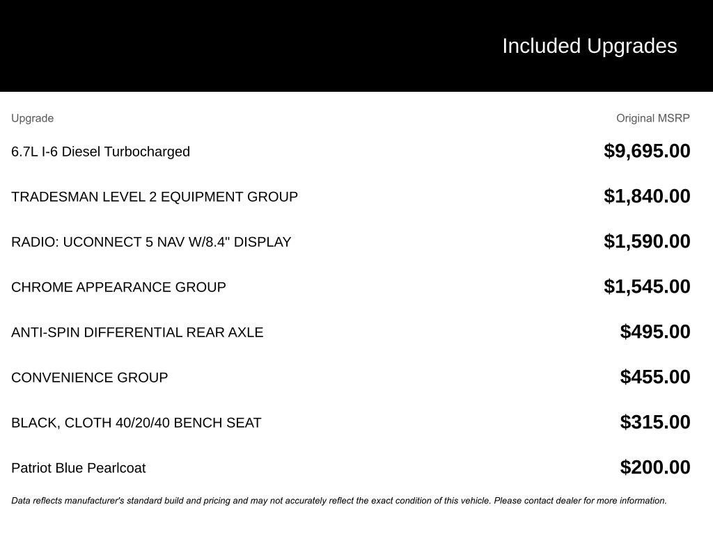 2022 RAM 2500 Tradesman