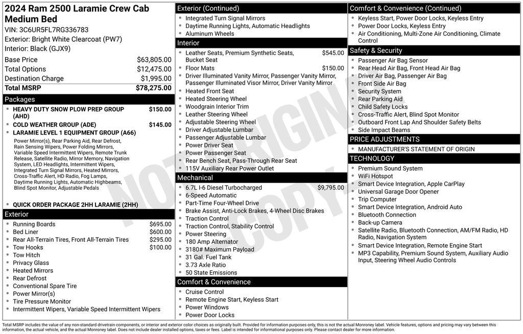 2024 RAM 2500 Laramie