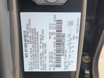 2019 Ford Fusion Energi Titanium