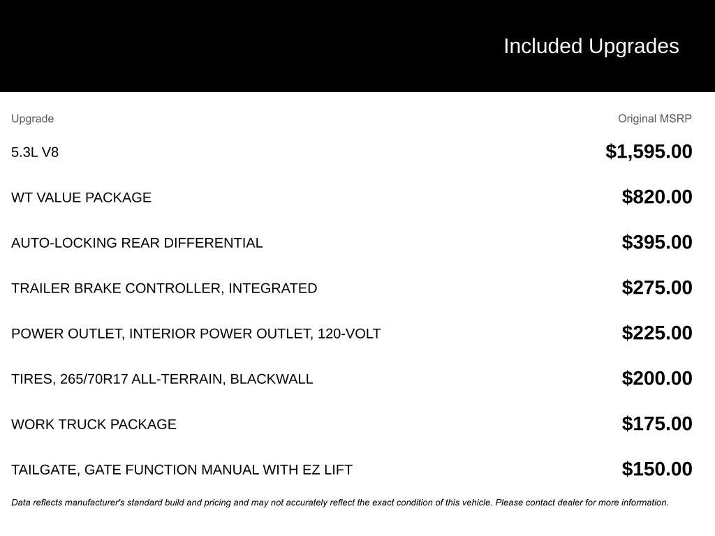 2025 Chevrolet Silverado 1500 WT