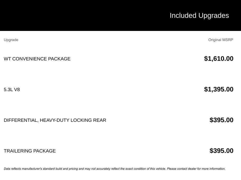 2020 Chevrolet Silverado 1500 WT