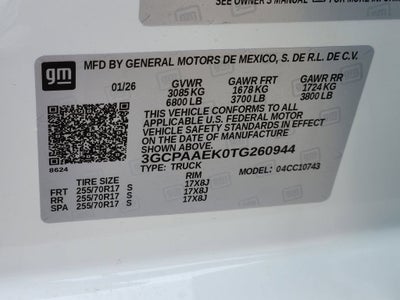 2026 Chevrolet Silverado 1500 WT