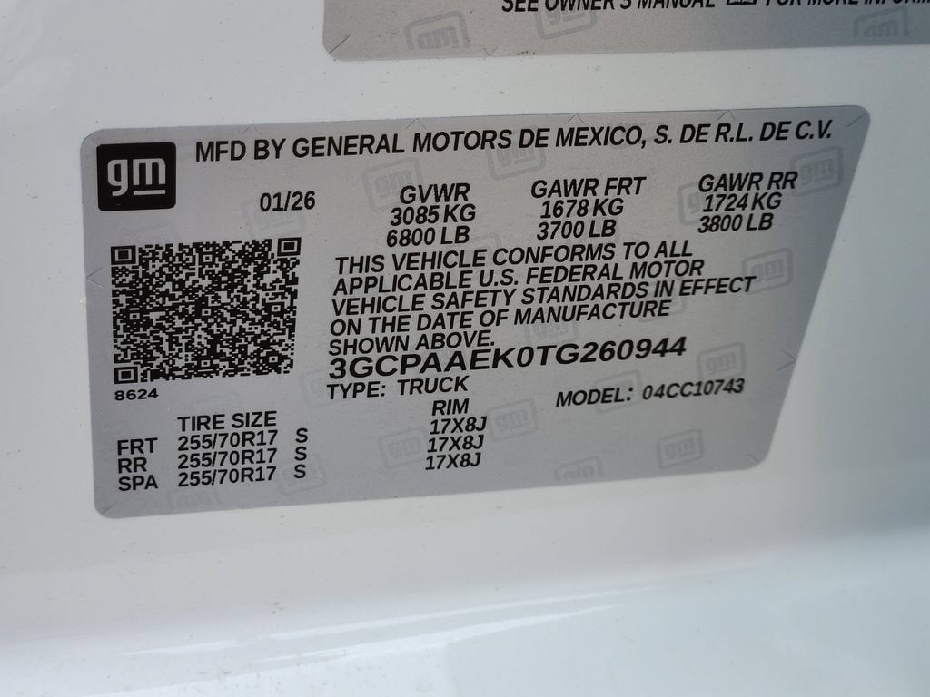 2026 Chevrolet Silverado 1500 WT