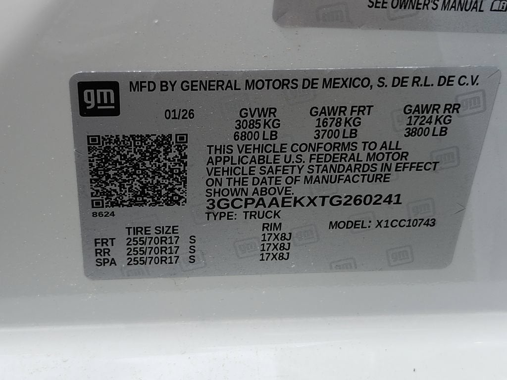2026 Chevrolet Silverado 1500 WT