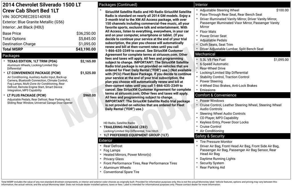 2014 Chevrolet Silverado 1500 LT