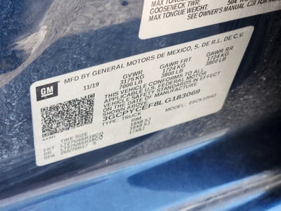 2020 Chevrolet Silverado 1500 Custom Trail Boss