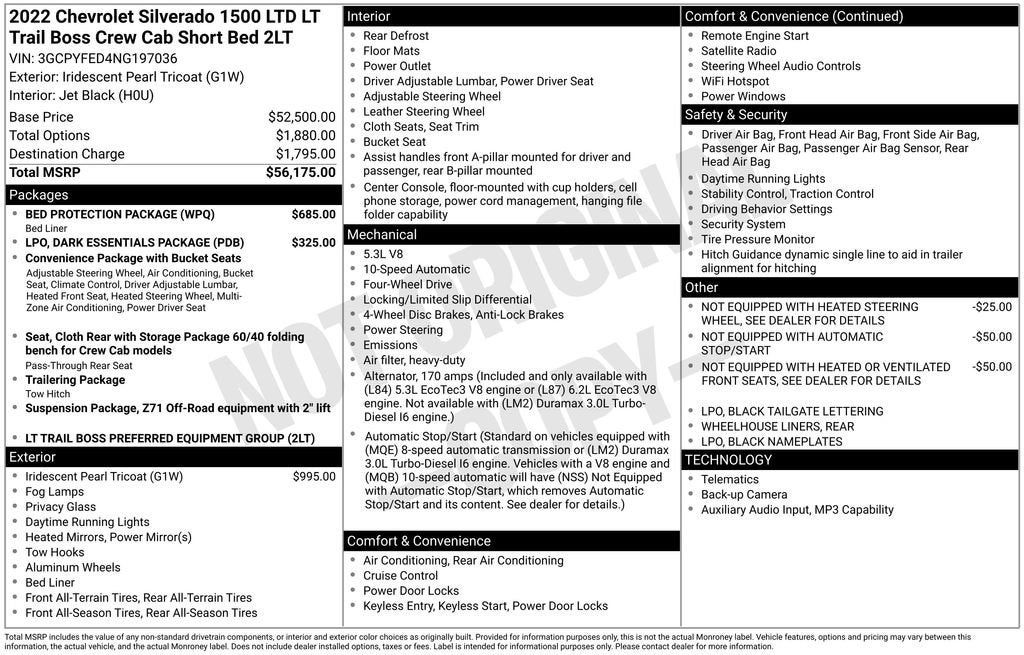 2022 Chevrolet Silverado 1500 LTD LT Trail Boss