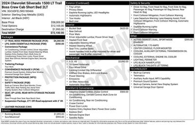 2024 Chevrolet Silverado 1500 LT Trail Boss