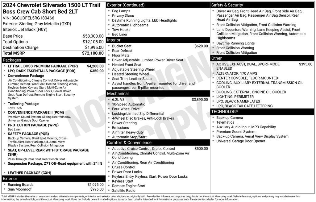 2024 Chevrolet Silverado 1500 LT Trail Boss