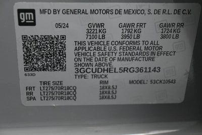 2024 Chevrolet Silverado 1500 ZR2
