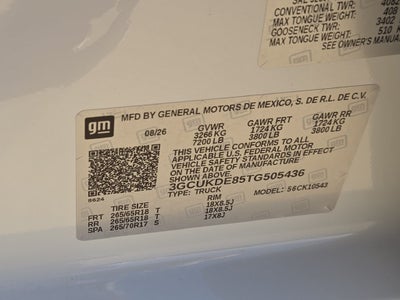 2026 Chevrolet Silverado 1500 LT