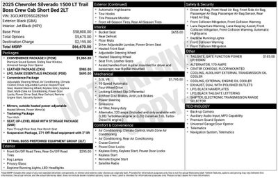 2025 Chevrolet Silverado 1500 LT Trail Boss