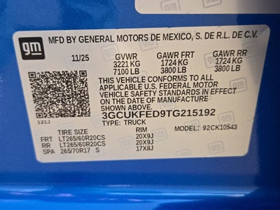 2026 Chevrolet Silverado 1500 LT Trail Boss