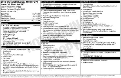 2015 Chevrolet Silverado 1500 LT