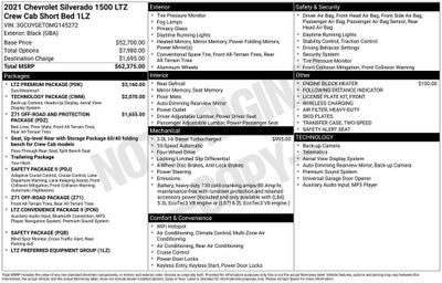 2021 Chevrolet Silverado 1500 LTZ