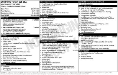 2022 GMC Terrain SLE