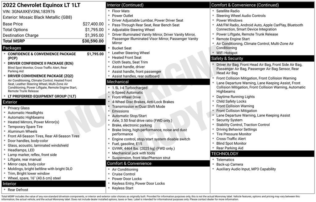 2022 Chevrolet Equinox LT