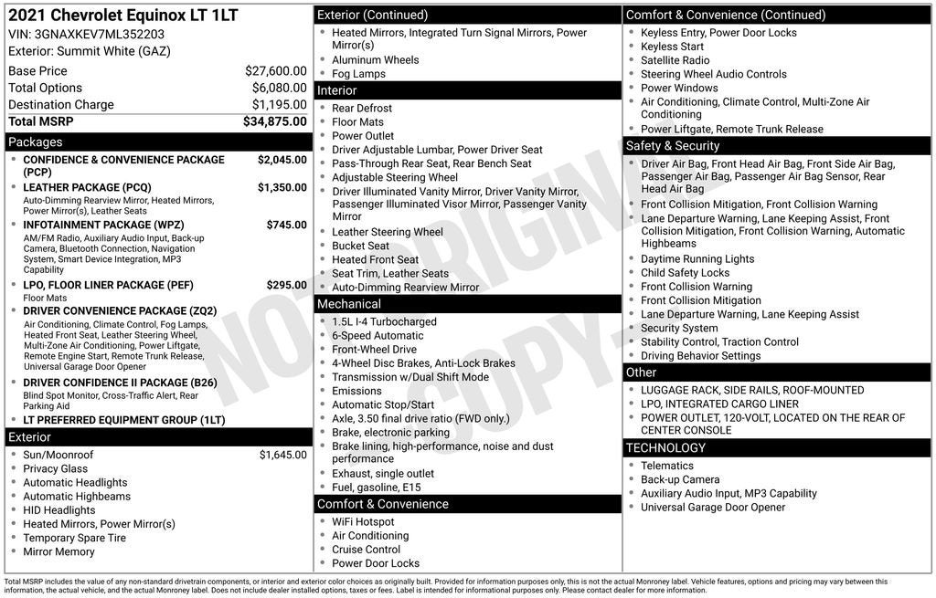 2021 Chevrolet Equinox LT