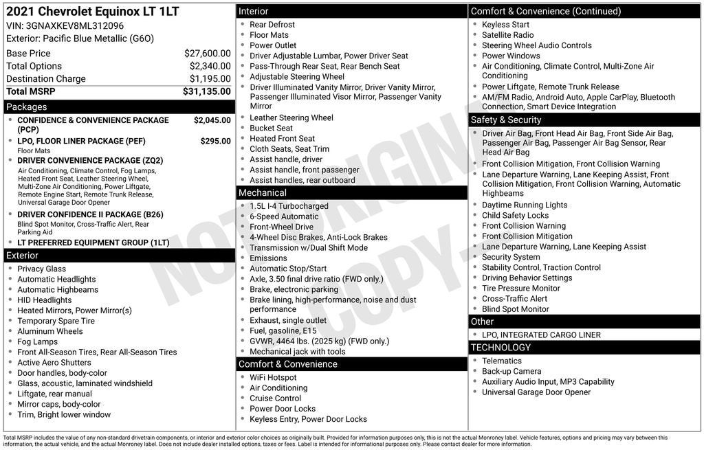 2021 Chevrolet Equinox LT