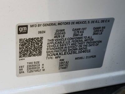 2025 Chevrolet Equinox RS