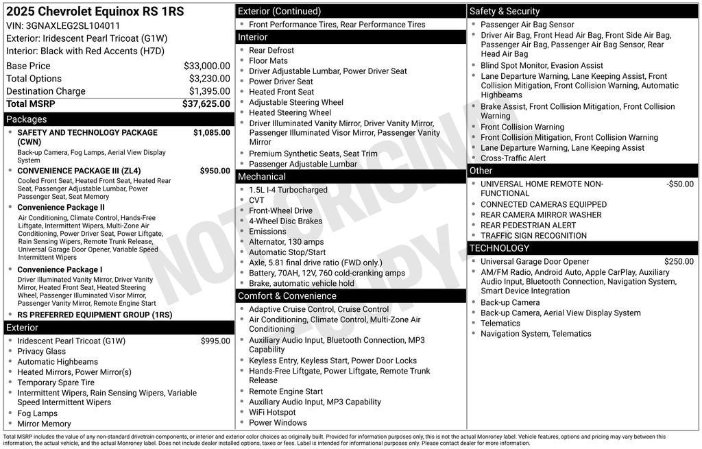 2025 Chevrolet Equinox RS