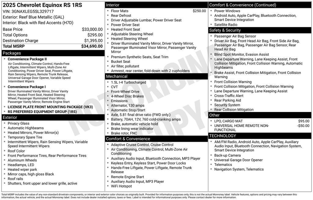 2025 Chevrolet Equinox RS