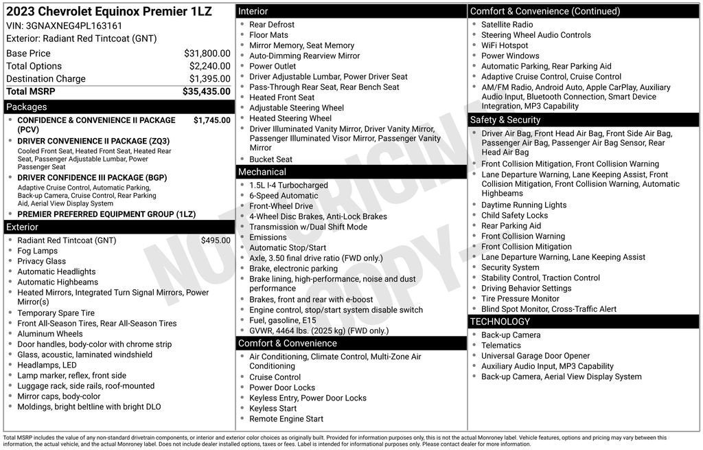 2023 Chevrolet Equinox Premier