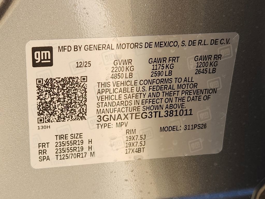 2026 Chevrolet Equinox RS