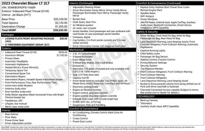 2023 Chevrolet Blazer 2LT