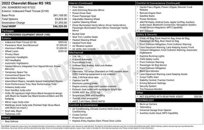 2022 Chevrolet Blazer RS