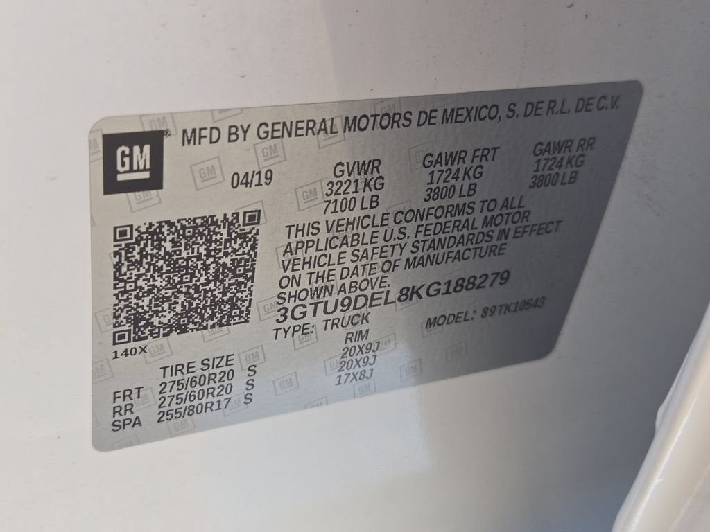 2019 GMC Sierra 1500 SLT