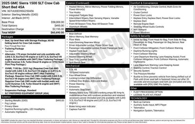 2025 GMC Sierra 1500 SLT