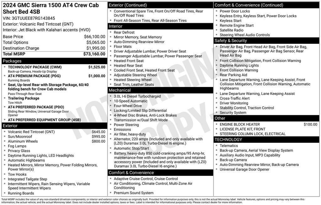 2024 GMC Sierra 1500 AT4