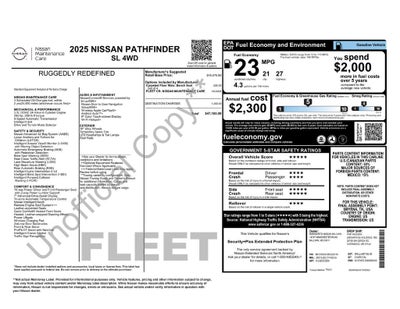 2025 Nissan Pathfinder SL
