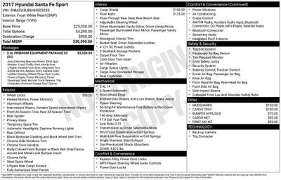 2017 Hyundai Santa Fe Sport 2.4L