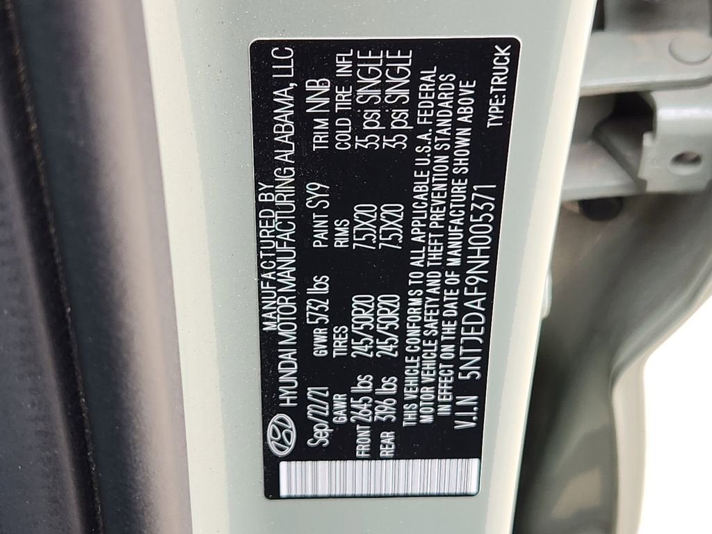 2022 Hyundai Santa Cruz Limited