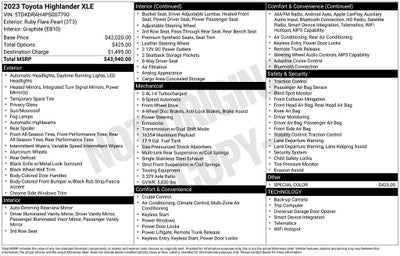 2023 Toyota Highlander L