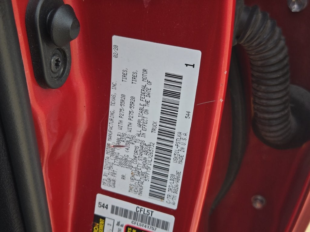 2020 Toyota Tundra 2WD Limited
