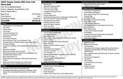 2024 Toyota Tundra 2WD SR5