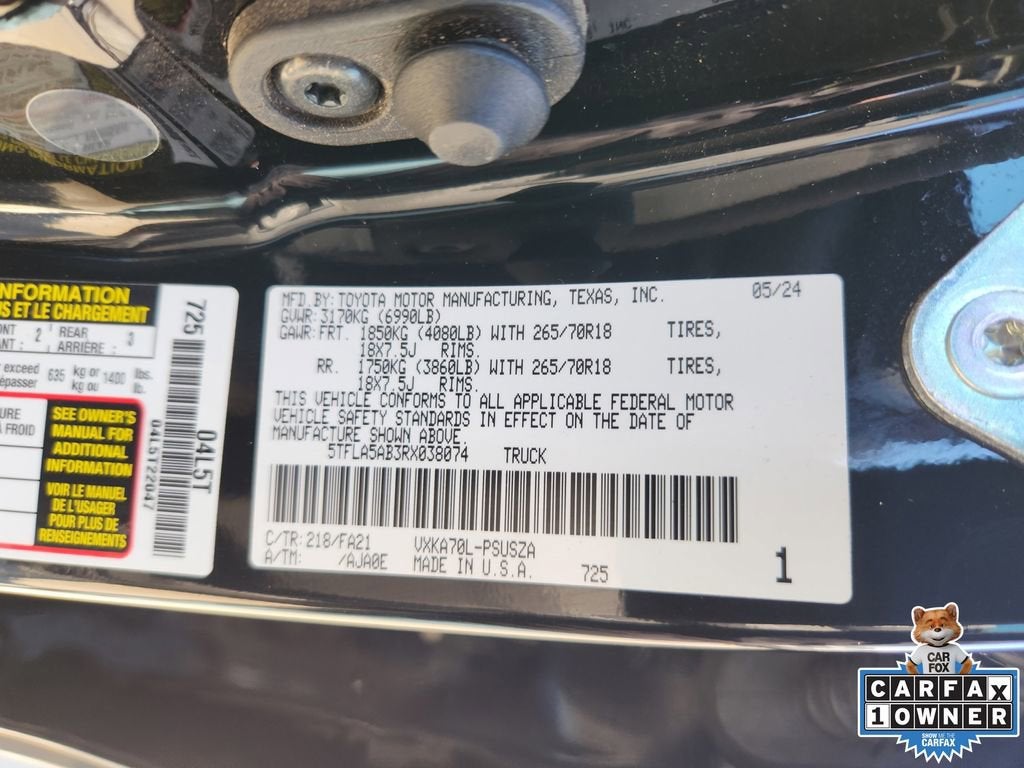 2024 Toyota Tundra 2WD SR5