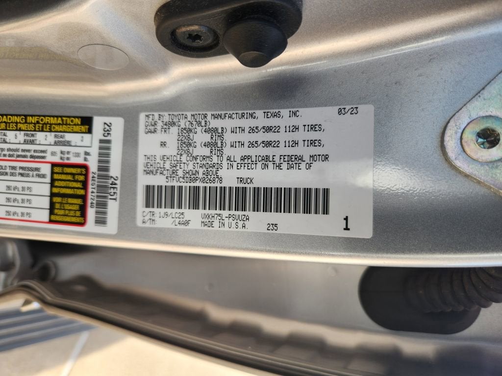 2023 Toyota Tundra 4WD Capstone Hybrid