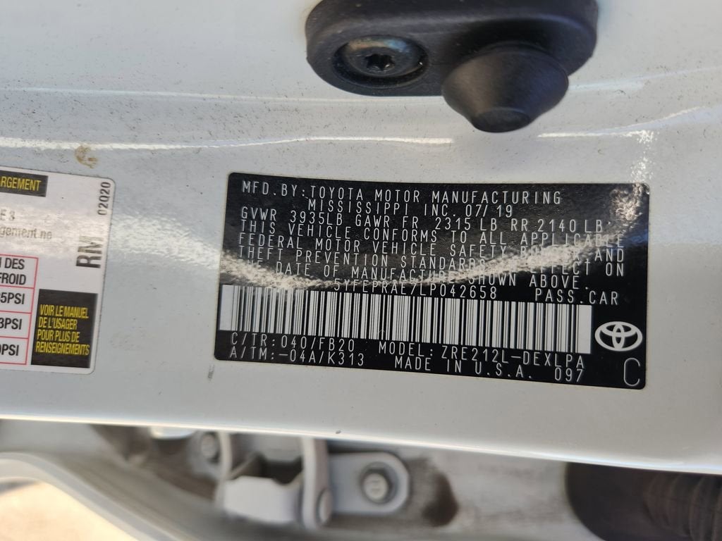 2020 Toyota Corolla LE