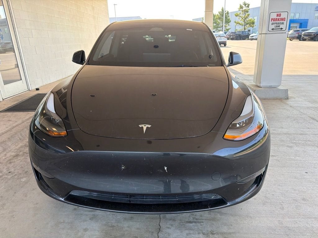 Used 2025 Tesla Model Y Long Range with VIN 7SAYGDED4SF248289 for sale in Tulsa, OK