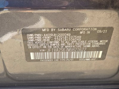 2021 Subaru WRX STI