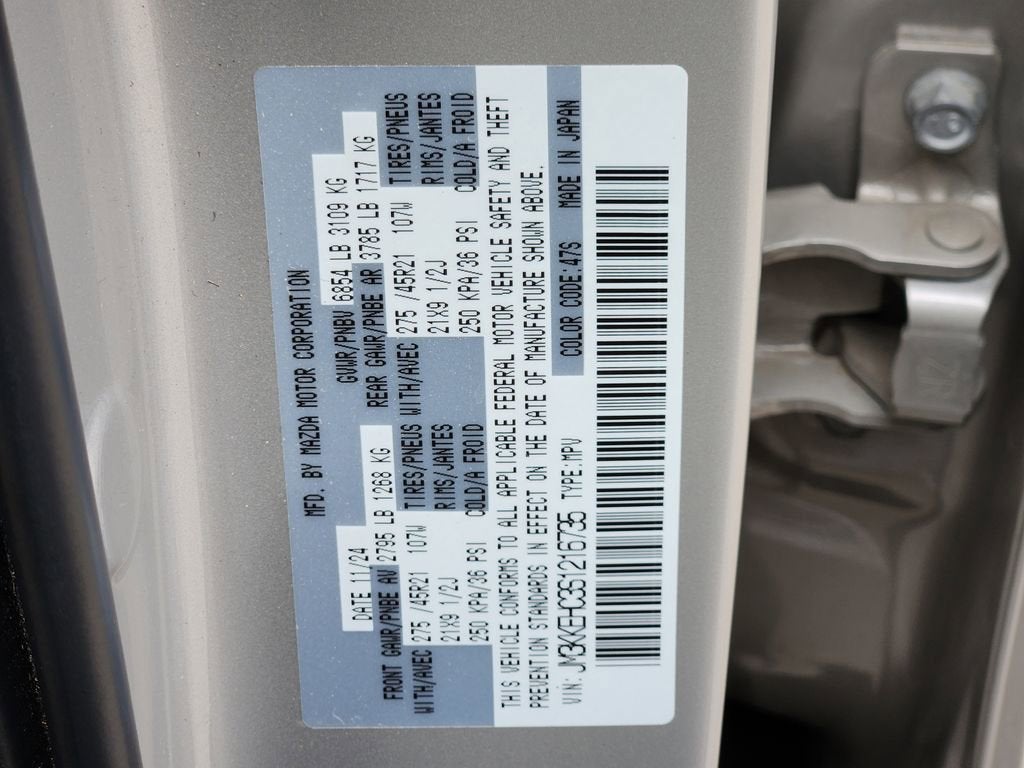 2025 Mazda Mazda CX-90 S Premium Plus Package