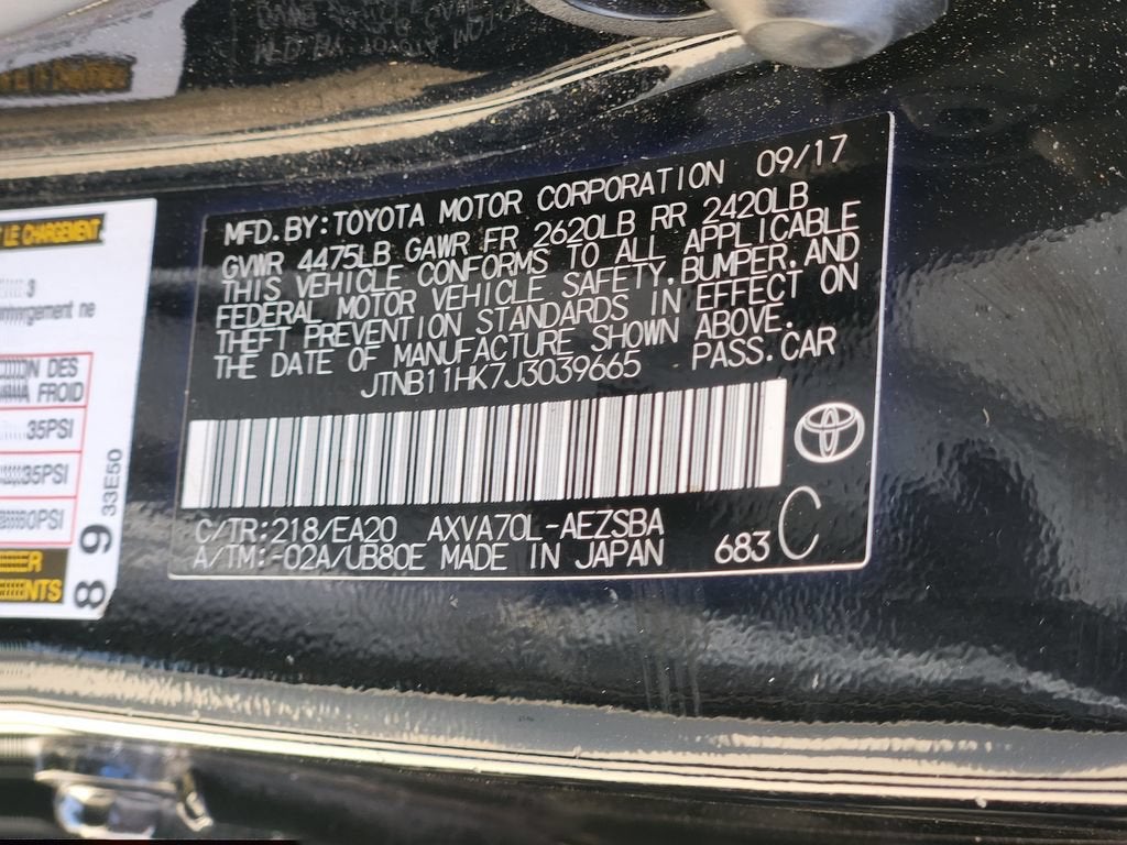 2018 Toyota Camry LE