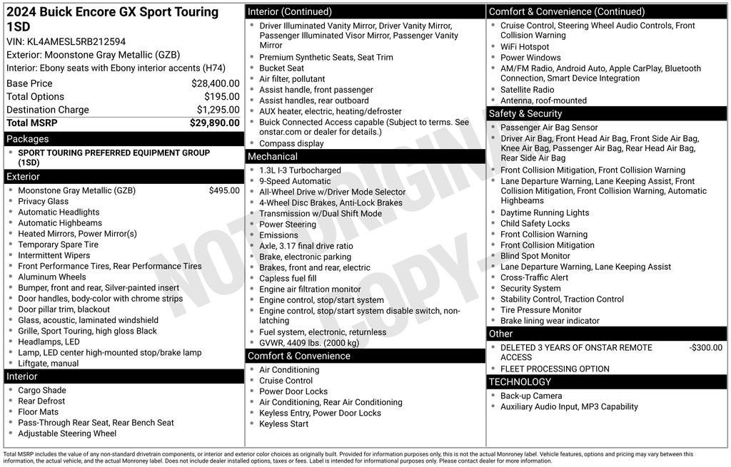 2024 Buick Encore GX Sport Touring