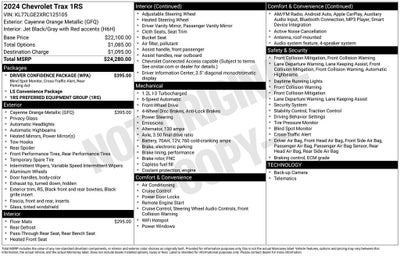2024 Chevrolet Trax 1RS