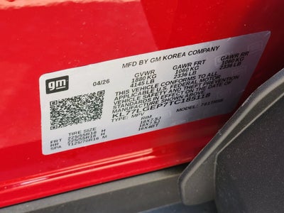 2026 Chevrolet Trax 1RS